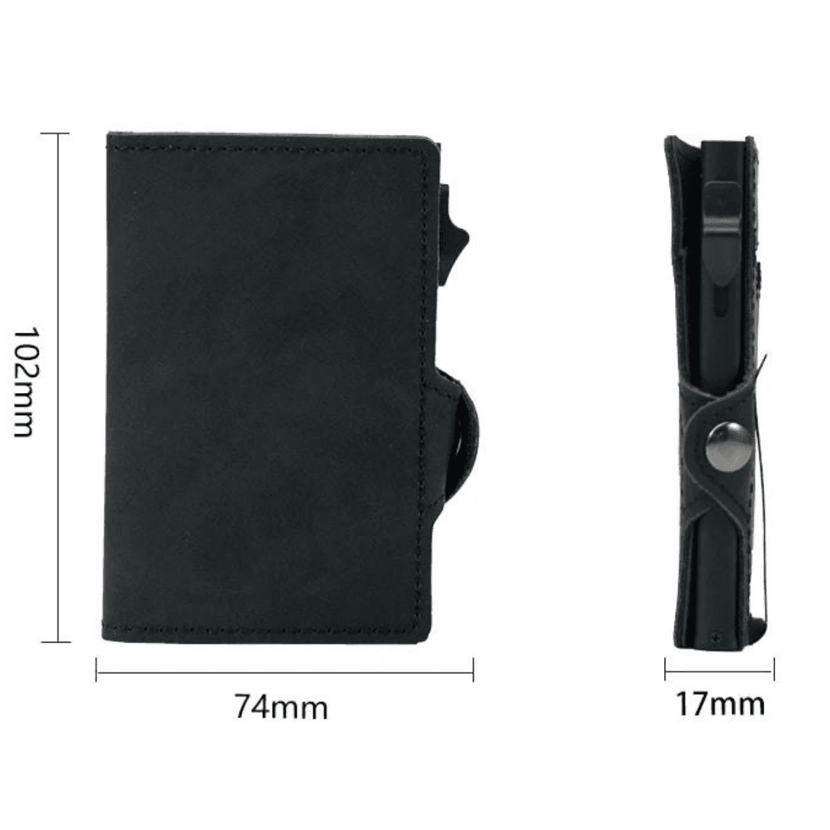 Valhart Jack – Slim Pop-Up Wallet with Money Clip & ID