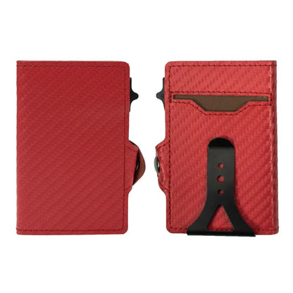 Valhart Carbon Jack – Slim Pop-Up Wallet with Money Clip & ID