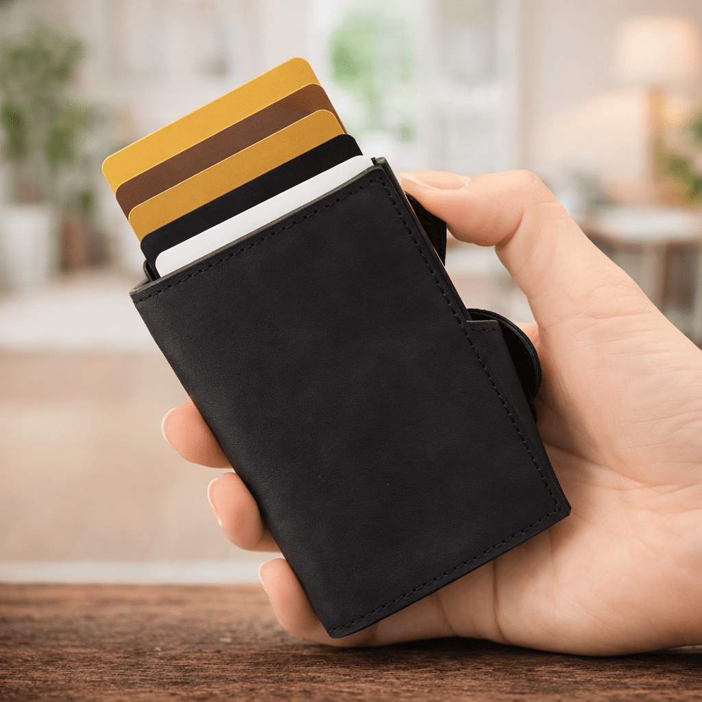 Valhart Jack – Slim Pop-Up Wallet with Money Clip & ID
