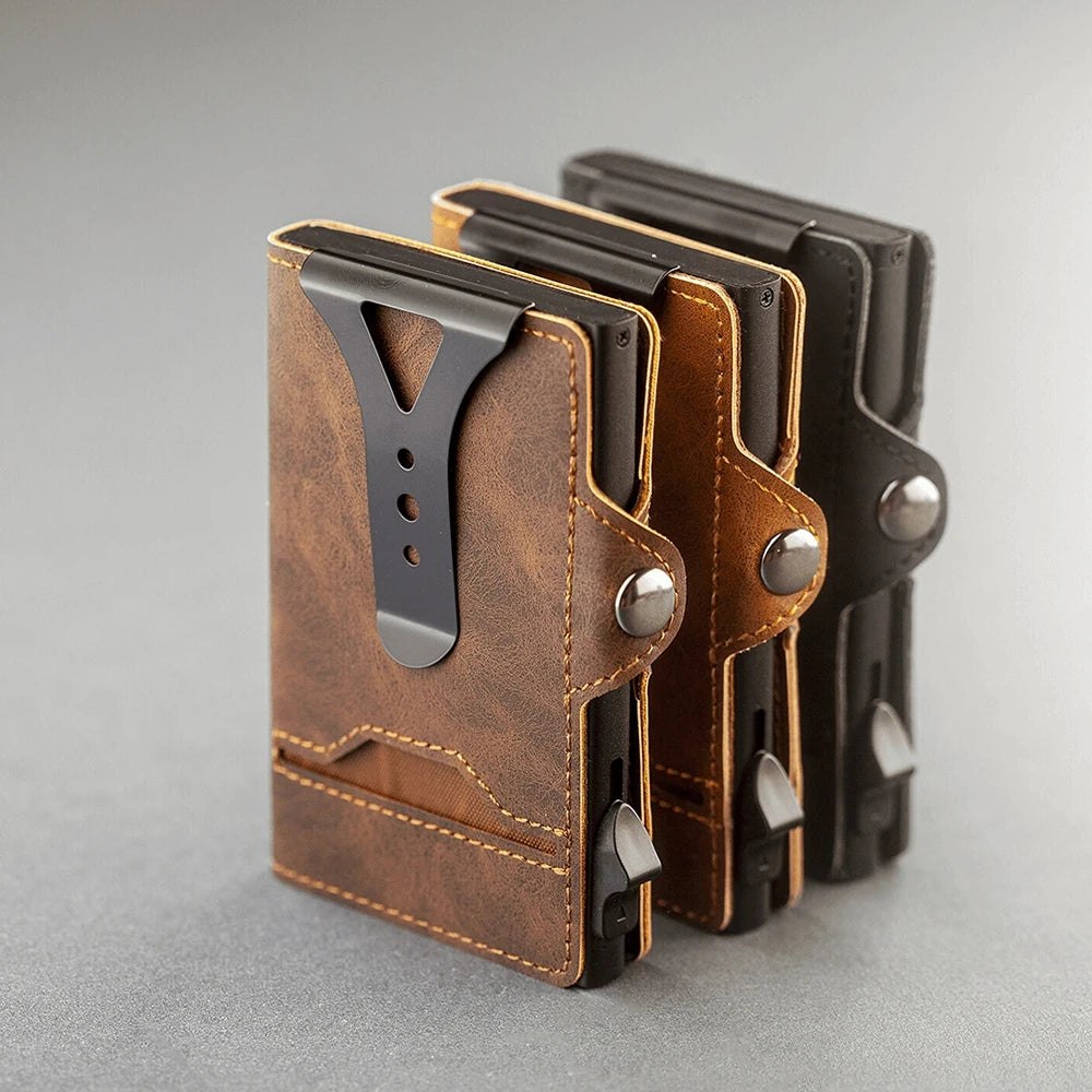 Valhart Jack – Slim Pop-Up Wallet with Money Clip & ID