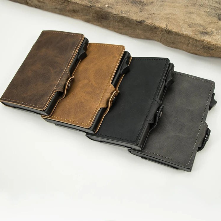 Valhart Jack – Slim Pop-Up Wallet with Money Clip & ID