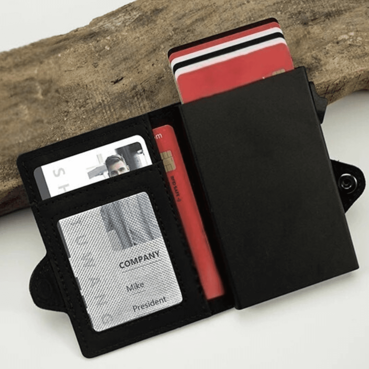 Valhart Jack – Slim Pop-Up Wallet with Money Clip & ID