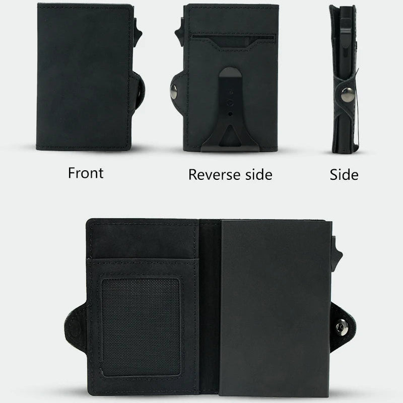 Valhart Jack – Slim Pop-Up Wallet with Money Clip & ID