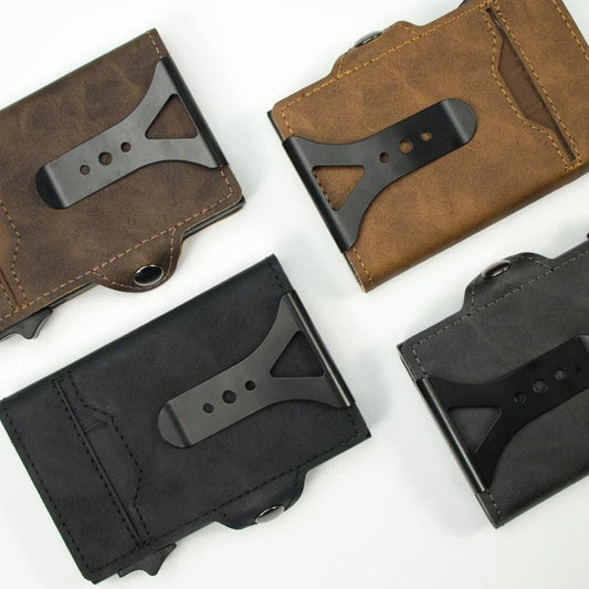 Valhart Jack – Slim Pop-Up Wallet with Money Clip & ID